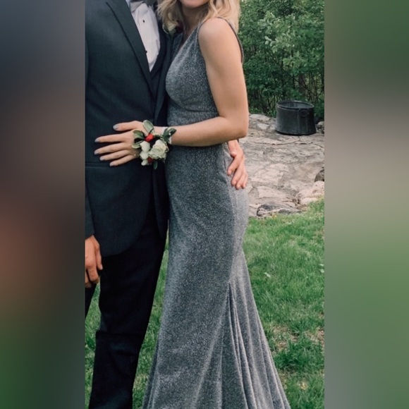 Shimmery Prom Dress - Picture 8 of 10